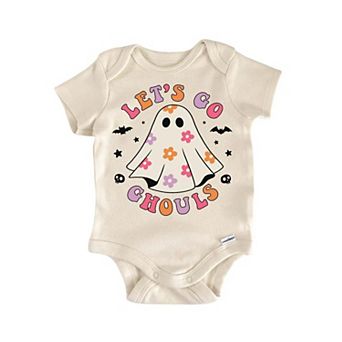 Lets Go Ghouls Halloween Newborn Baby Onesie®