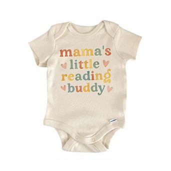 Mama Reading Buddy Newborn Baby Onesie®