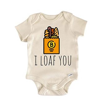Bread Loaf Foodie Newborn Baby Onesie®