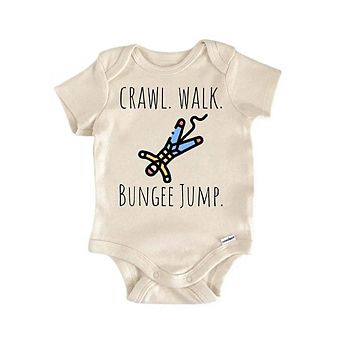 Bungee Jump Jumping Newborn Baby Onesie®