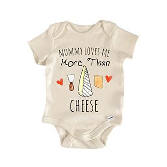 Cheese Wine Newborn Baby Onesie®