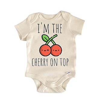 Cherry Fruit Last Newborn Baby Onesie®