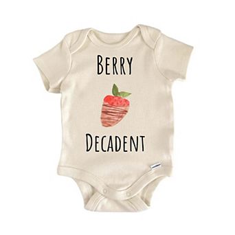Chocolate Strawberry Dipped Fruit Infant Gift Baby Onesie®