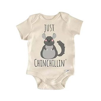 Chinchilla Animal Rodent Newborn Baby Onesie®