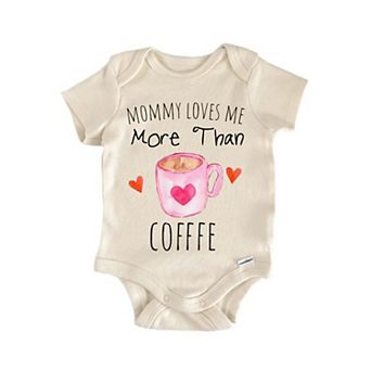 Coffee Latte Love Newborn Baby Onesie®