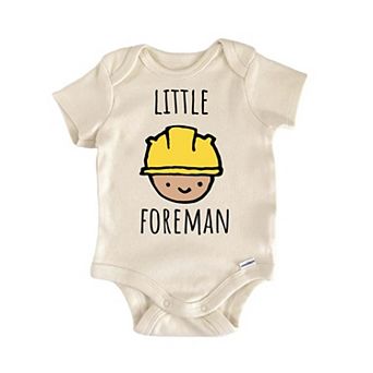 Construction Building Foreman Hard Hat Baby Gift Baby Onesie®