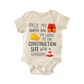 Construction Site Grandpa Newborn Baby Onesie®