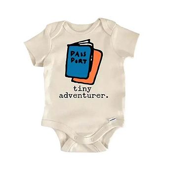 Passport Travel Luggage Newborn Baby Onesie®