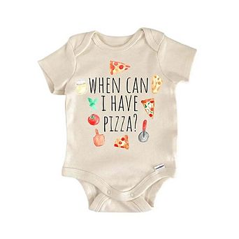 Pizza Foodie Slice Newborn Baby Onesie®