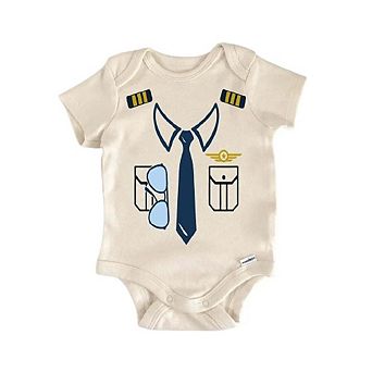 Pilot Copilot Airplane Newborn Baby Onesie®