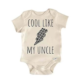 Retro Uncle Lightning Newborn Baby Onesie®