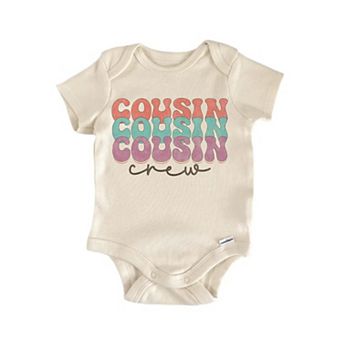 Retro Cousin Crew Newborn Baby Onesie®