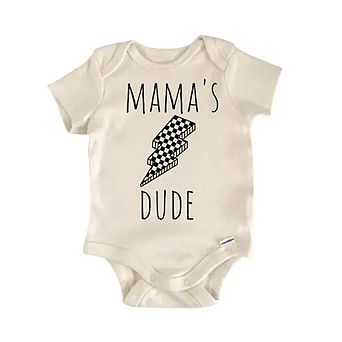 Retro Lightning Mama Newborn Baby Onesie®