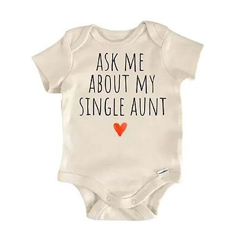 Single Aunt Auntie Newborn Baby Onesie®