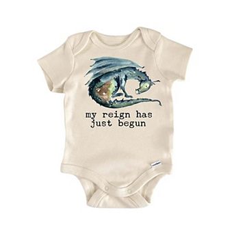 Sleeping Dragon Green Newborn Baby Onesie®