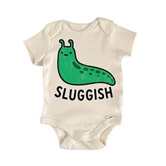 Sluggish Slow Slug Snail Newborn Baby Onesie®
