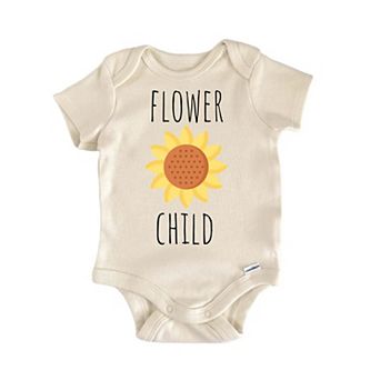 Sunflower Flower Plant Newborn Baby Onesie®