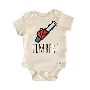 Timber Tree Chainsaw Newborn Baby Onesie®