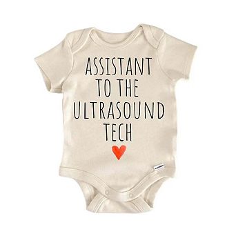 Ultrasound Sonogram Tech Newborn Baby Onesie®