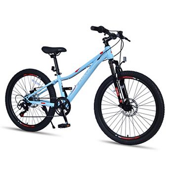 Pnronnc 24" Kids Mountain Bike Boys and Girls Bicycle