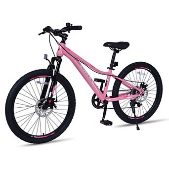 Pnronnc 24" Kids Mountain Bike Boys and Girls Bicycle