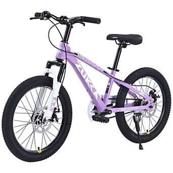 Pnronnc Boys and Girls Mountain Bike 20" MTB Bicycle for City Road, Snow Road