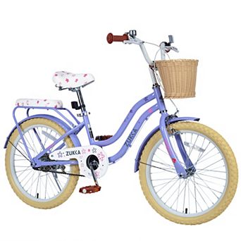 Pnronnc 20" Girls Boys Bike Bicycle for 7-10 Years Old Kids, No Training Wheels