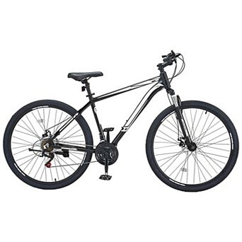 VEVOR Mountain Bike,29 Inch MTB Bicycle with Front Suspension, 21 Speed ​​SHIMANO Twist Shifting