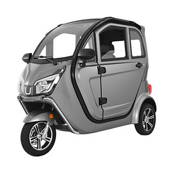 VEVOR 3-Wheel Enclosed Mobility Scooter for Seniors Adults, 650lbs Capacity, 3-Seater 1500W
