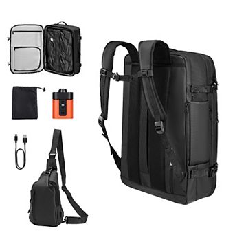 VEVOR Vacuum Travel Backpack, 80L, Expandable Vacuum Seal Compression Travel Backpack with Pump