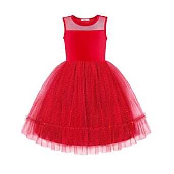 Arshiner Toddler Dresses Sleeveless Cute Easter Beach Tulle