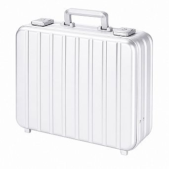 Aluminum Hard Laptop Briefcase TSA Lock Padded Foam Travel Case