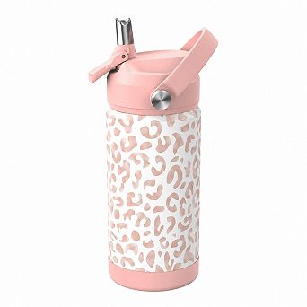 18 Oz Insulated Stainless Steel Water Bottle Leakproof For School