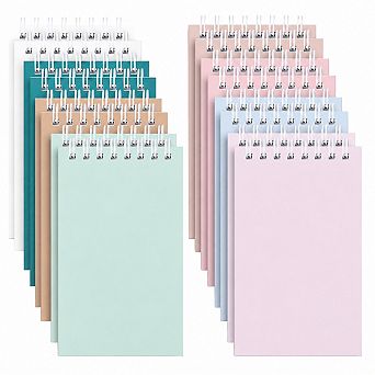 Small Spiral Pocket Notebooks Lined Pages For Work School Office Supplies