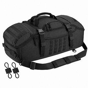 65L 3-in-1 Tactical Duffle Bag MOLLE Gym Outdoor Travel Backpack