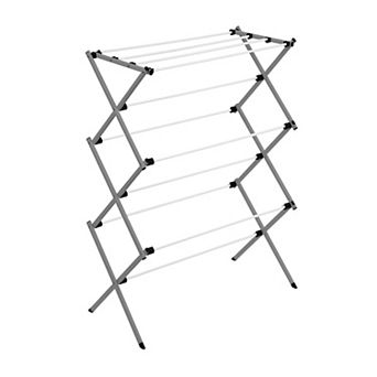 Collapsible Steel Laundry Drying Rack, Durable Space-Saving Indoor/Outdoor
