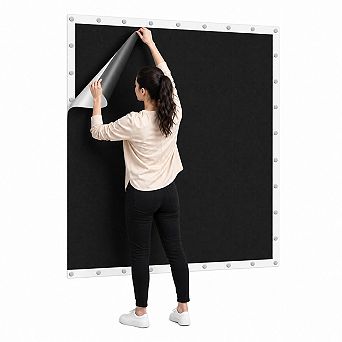 2 Pack Portable Blackout Blinds No Drill Thermal Window Shades for Bedroom RV Dorm
