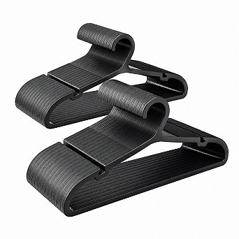 Non Slip Plastic Coat Hangers Space Saving Heavy Duty
