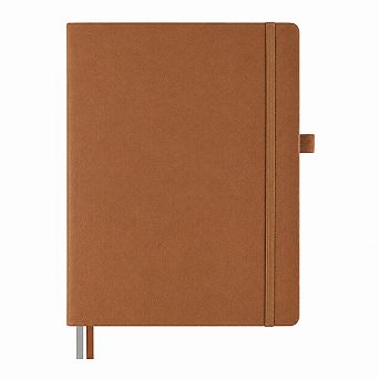 PU Leather Hardcover Lined Journal Thick No Bleed Paper Lay Flat Pocket Notebook