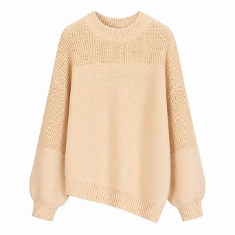 Women's Oversized Long Sleeve Crewneck Knit Pullover Sweaters Casual Soft Warm Tops