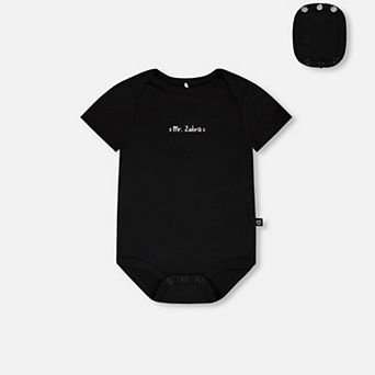 Baby Boy Evolutive Organic Cotton Jersey Mister Zebra Onesie