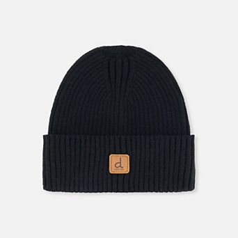 Big Kids Unisex Ribbed Knit Folded-Cuff Hat