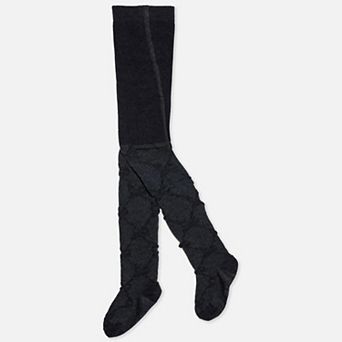 Big Kids Girl Knit Textured Tights