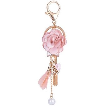 Flower Tassel Keychain Car Keyring