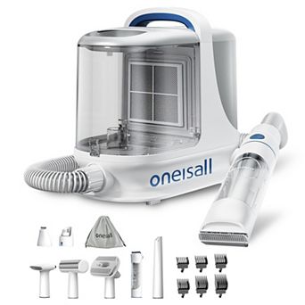 Oneisall 7 in 1 Pet Grooming Vacuum Kit with 13000Pa Suction 3L Dust Cup for Dog and Cat