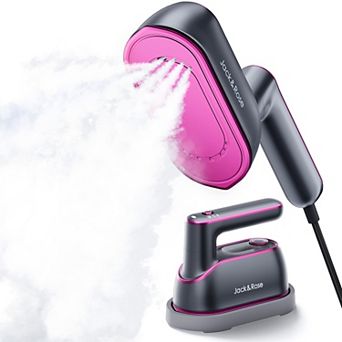 Jack and Rose Portable Handheld Clothes Steamer 1200W 8S Fast Heat Travel Garment Iron