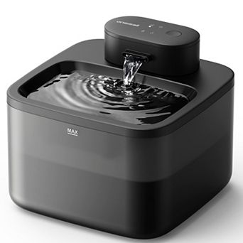 Oneisall Wireless Automatic Cat Water Fountain 2.2L/74oz Silent Pump 3 Modes 4000mAh 5-Layer Filter