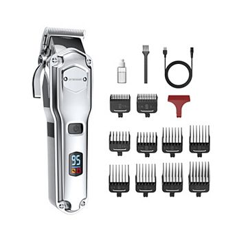 Oneisall Waterproof Cordless Dog Clipper Pet Grooming Trimmer for Thick Coats Stainless Steel Blade