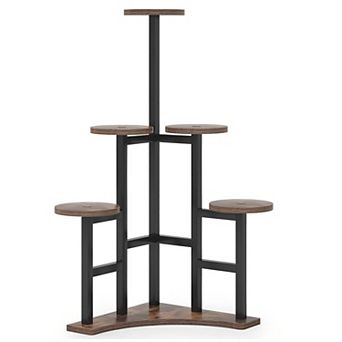 Tribesigns Corner Plant Stand Indoor, 6 tier d Plant Shelf Flower Stand