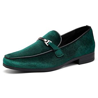 Men's Velvet Slip-On Dress Loafers